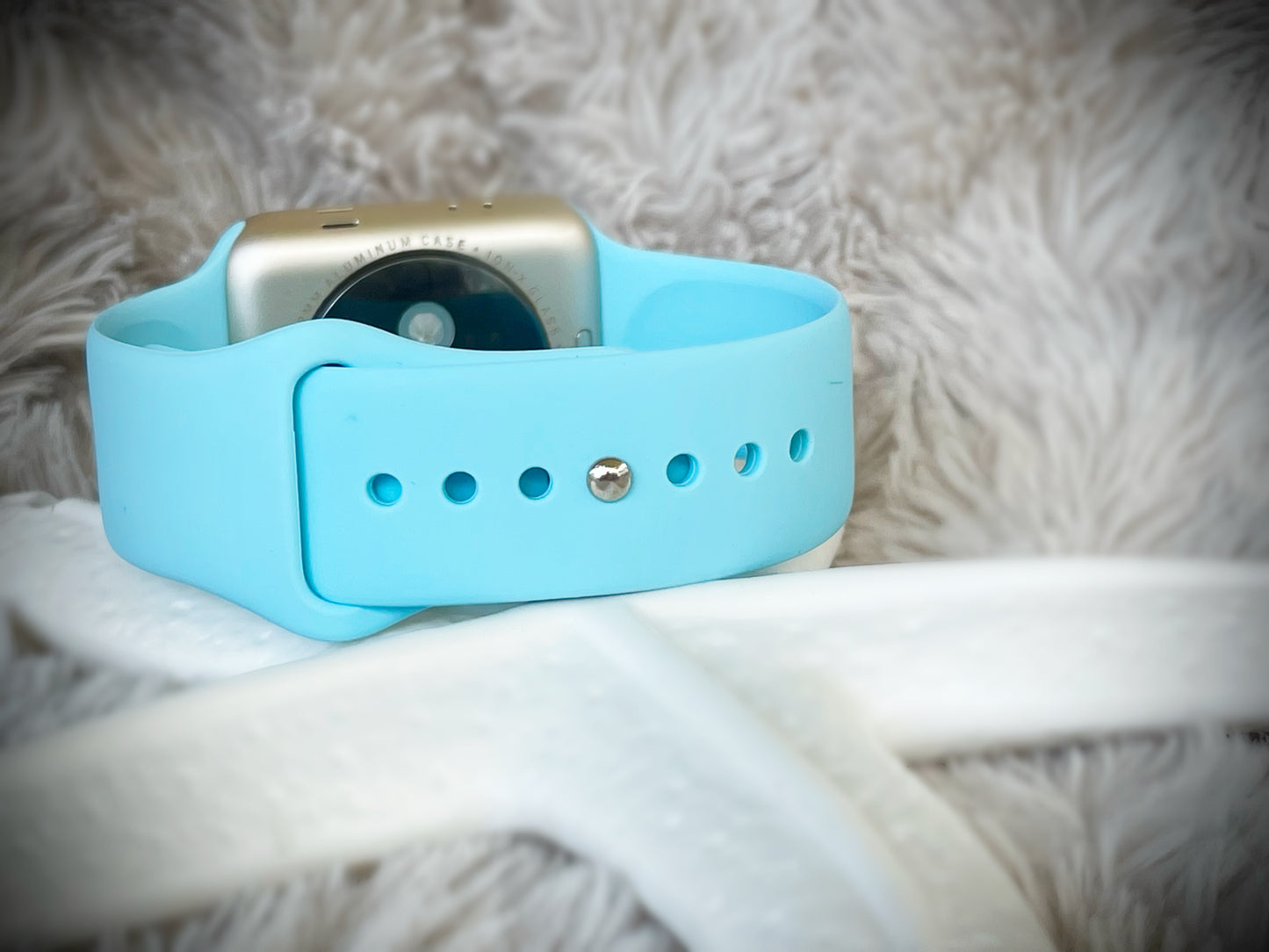 Cacha Silicone Band - Light Blue