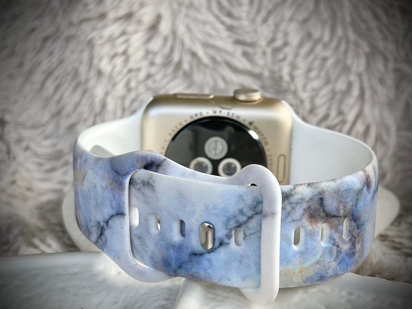 Cacha Silicone Design Band - Slate Marble