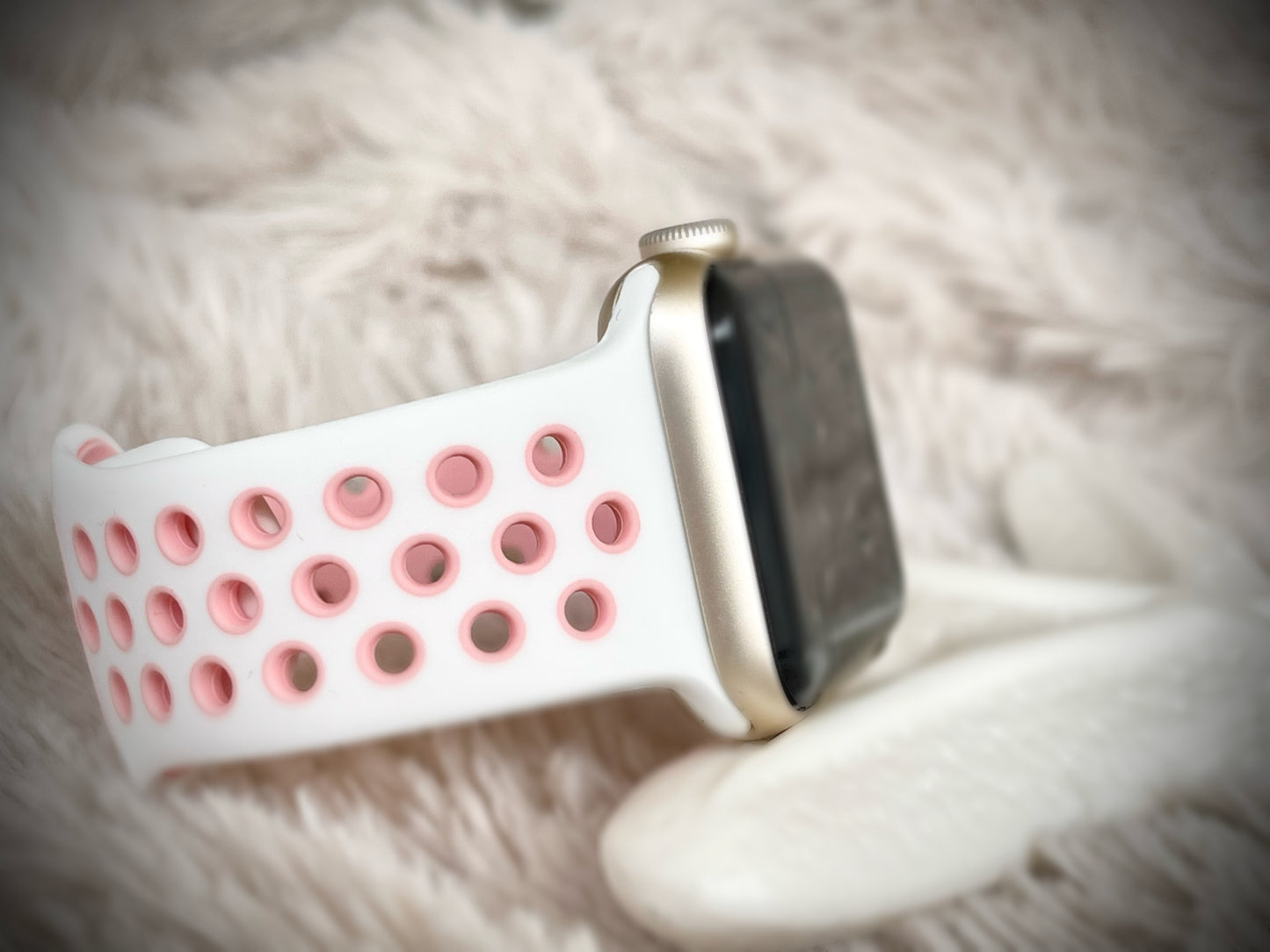Cacha Sport Band - White/Pink