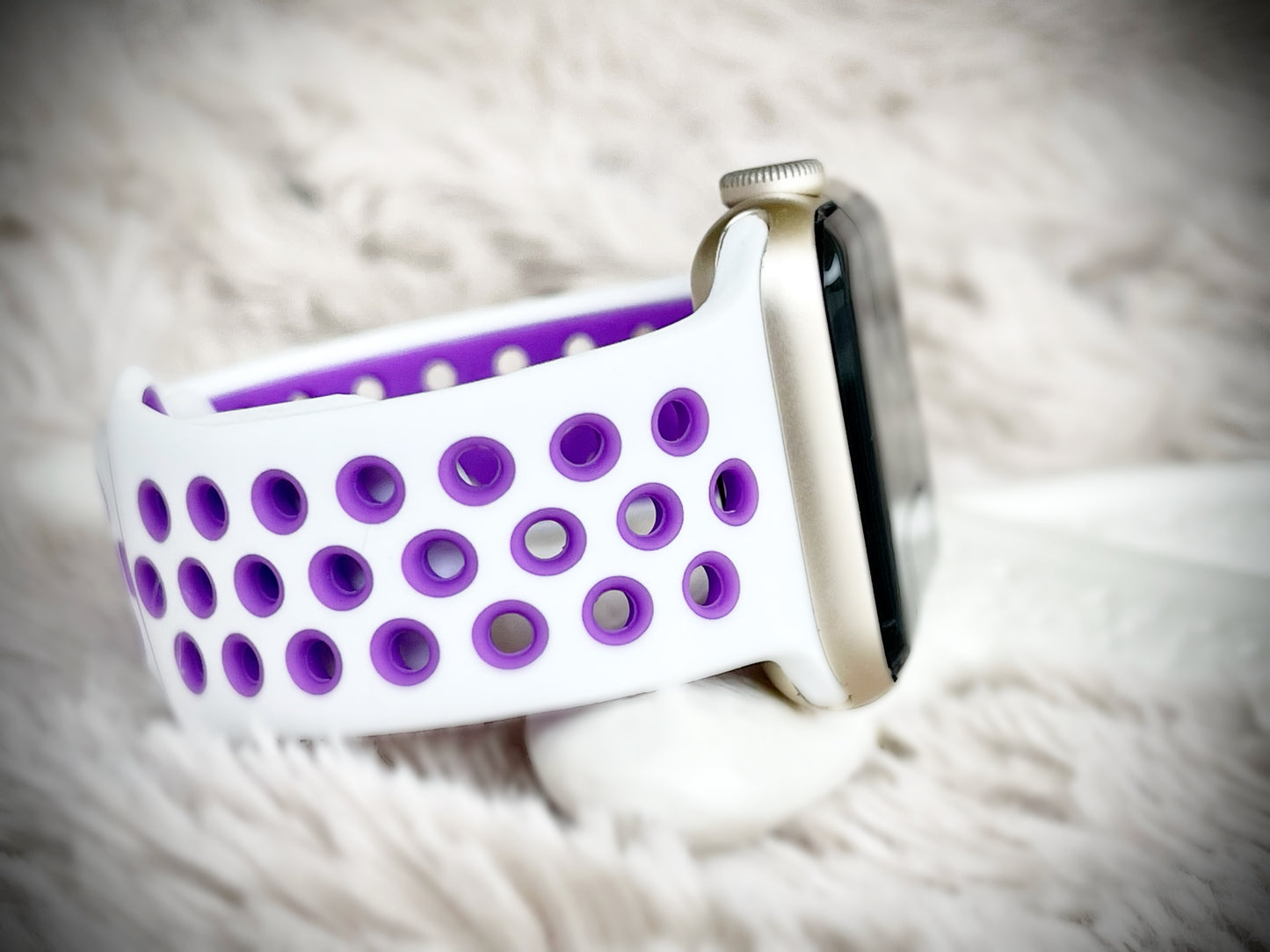 Cacha Sport Band - White/Purple