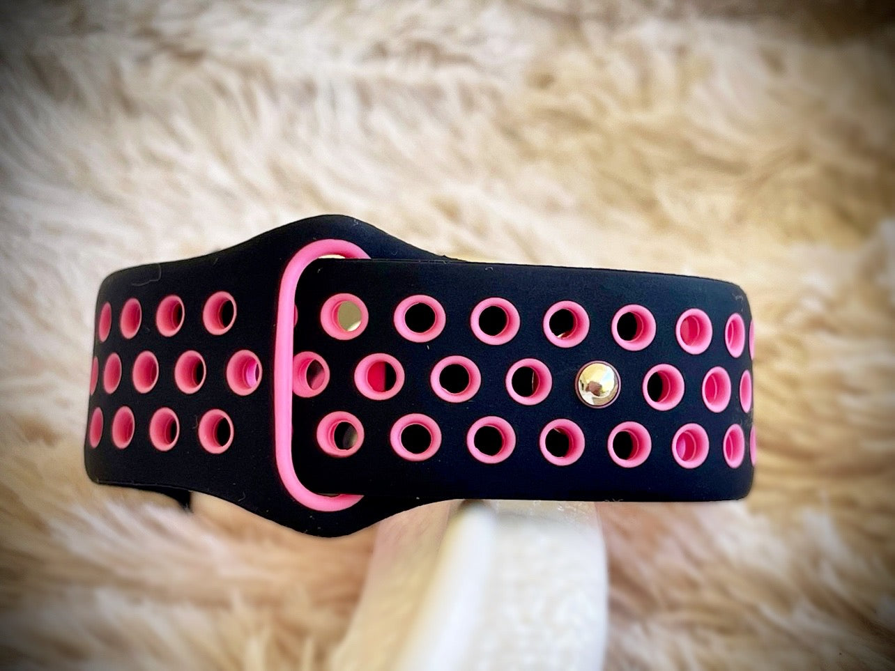 Cacha Sport Band - Black/Hot Pink