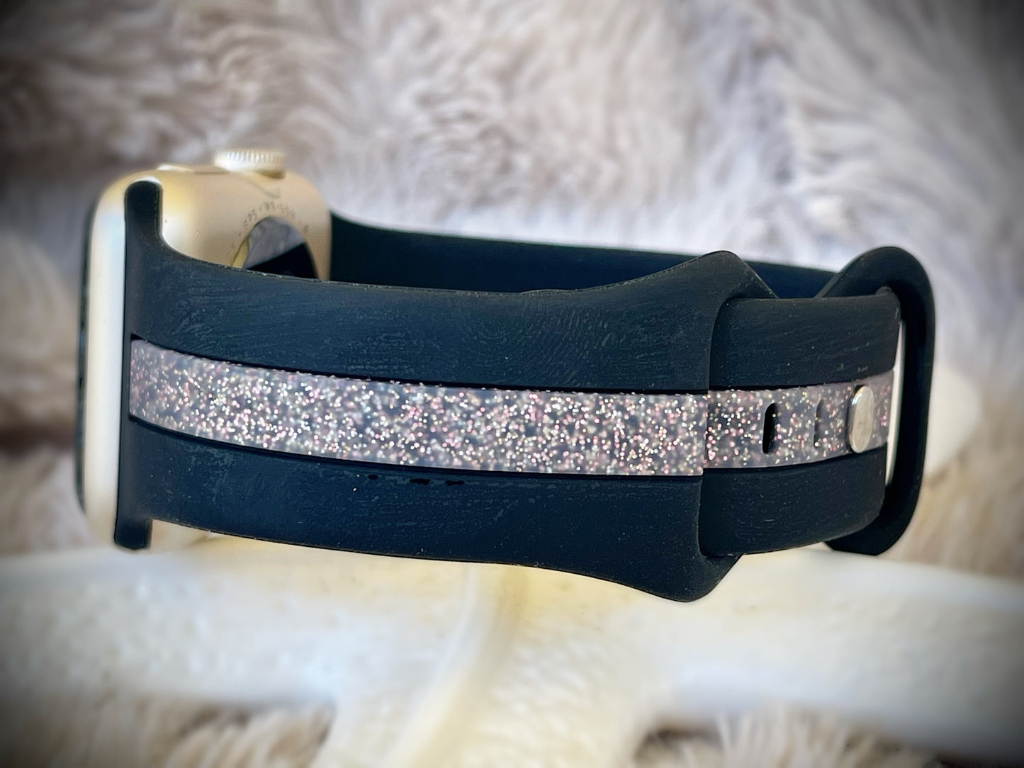 Cacha Mono Glitter - Pink