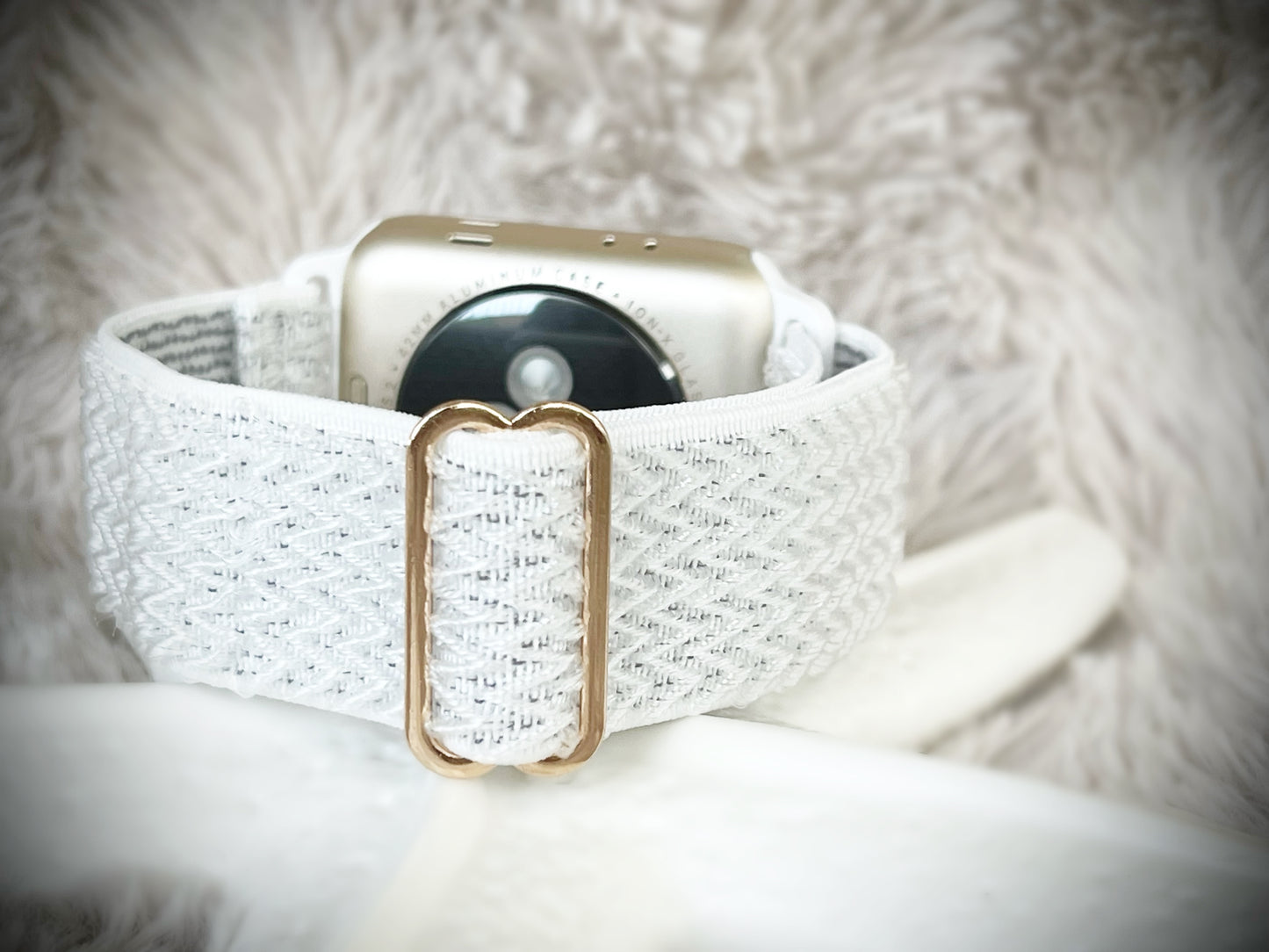 Cacha Nylon Loop Band - White
