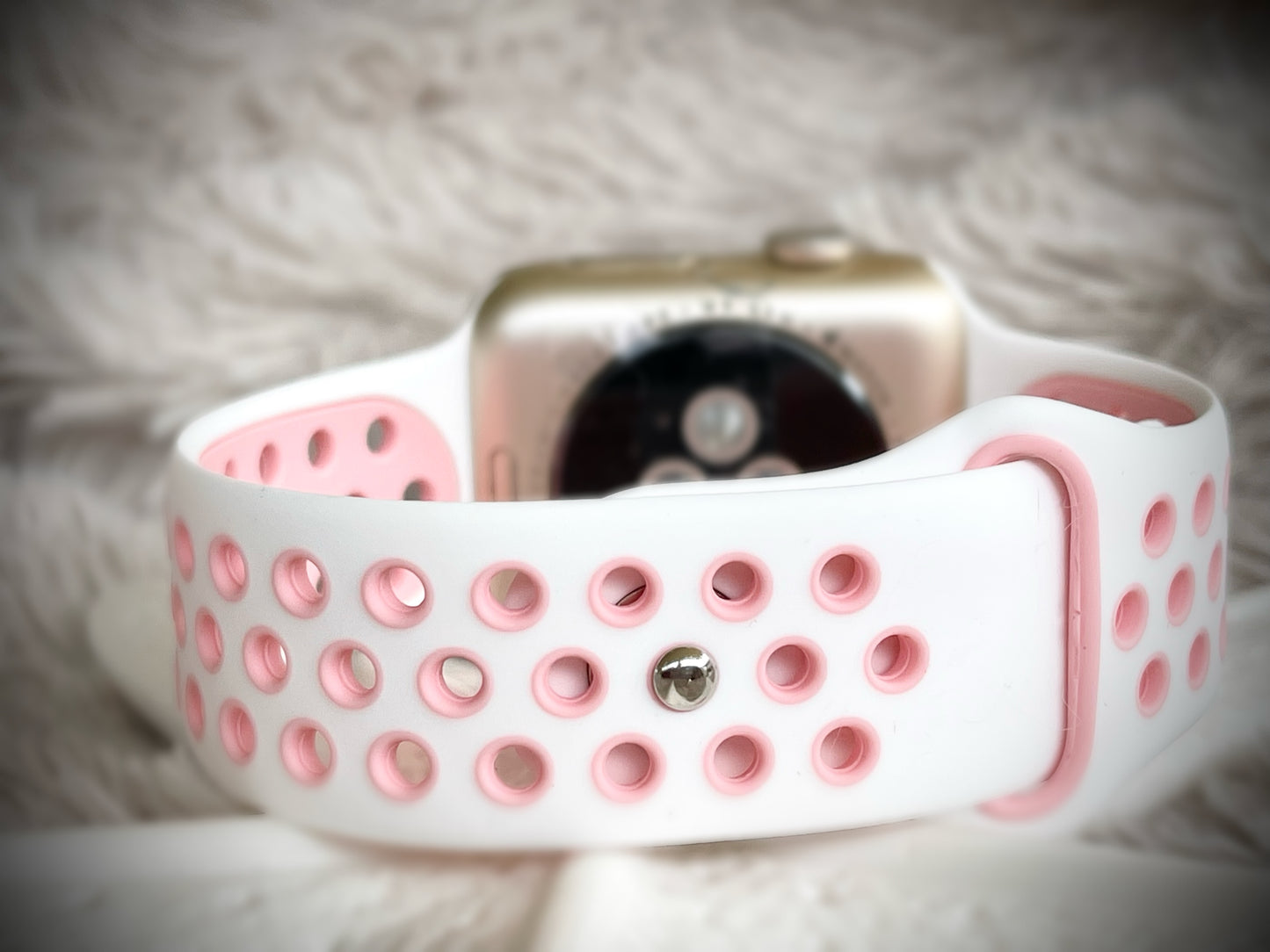 Cacha Sport Band - White/Pink