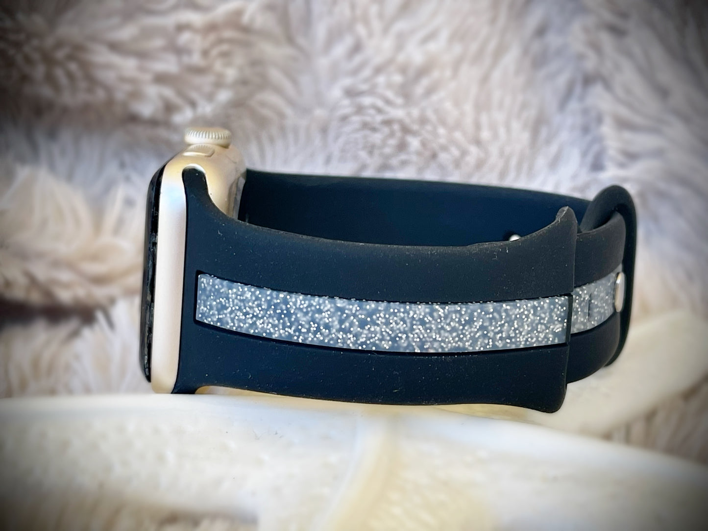 Cacha Mono Glitter - Silver