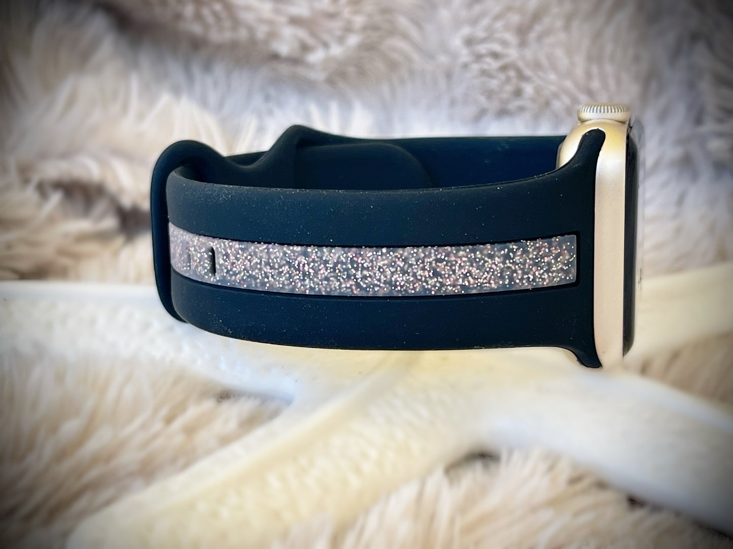Cacha Mono Glitter - Pink