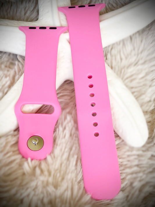 Cacha Silicone Band - Hot Pink