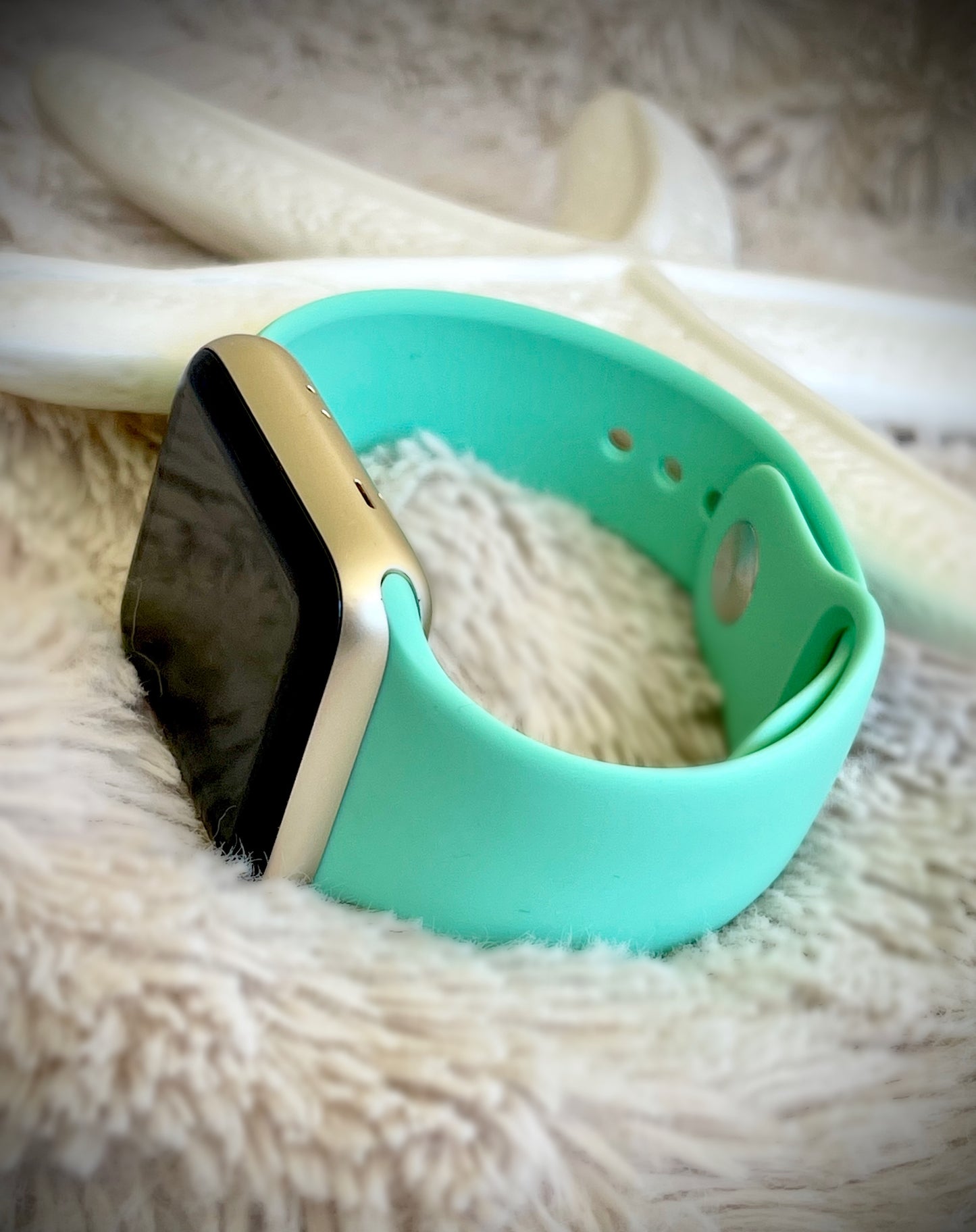 Cacha Silicone Band - Mint Green