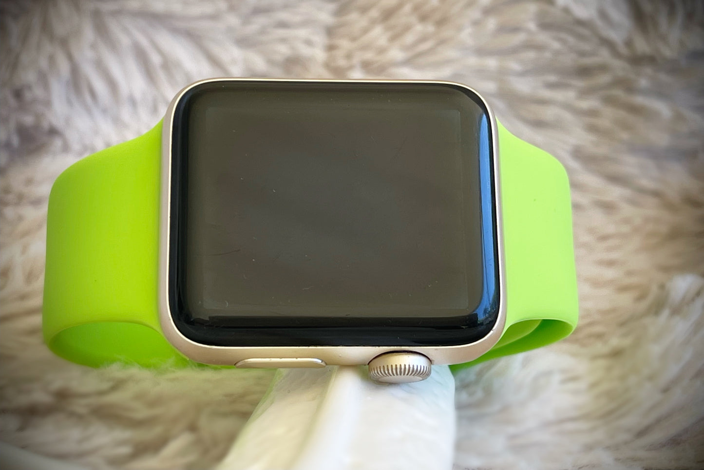 Cacha Silicone Band - Lime Green