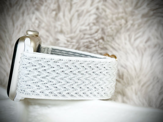 Cacha Nylon Loop Band - White