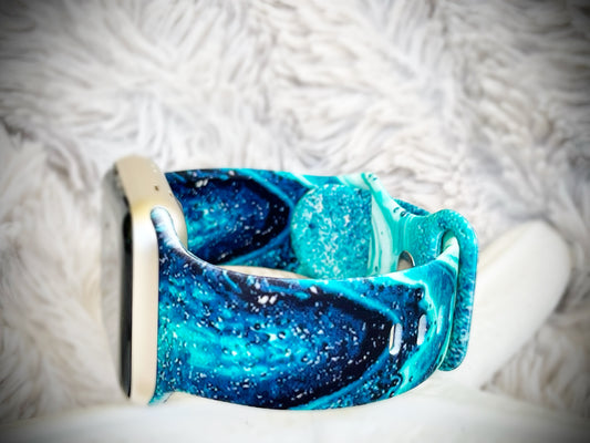 Cacha Silicone Design Band - Ocean