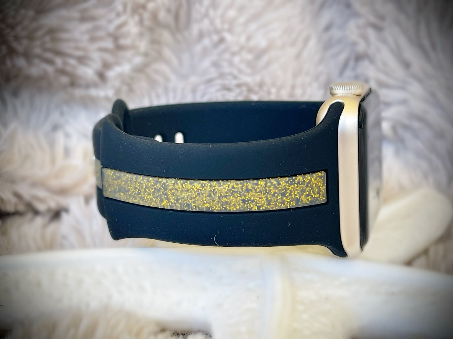 Cacha Mono Glitter- Gold