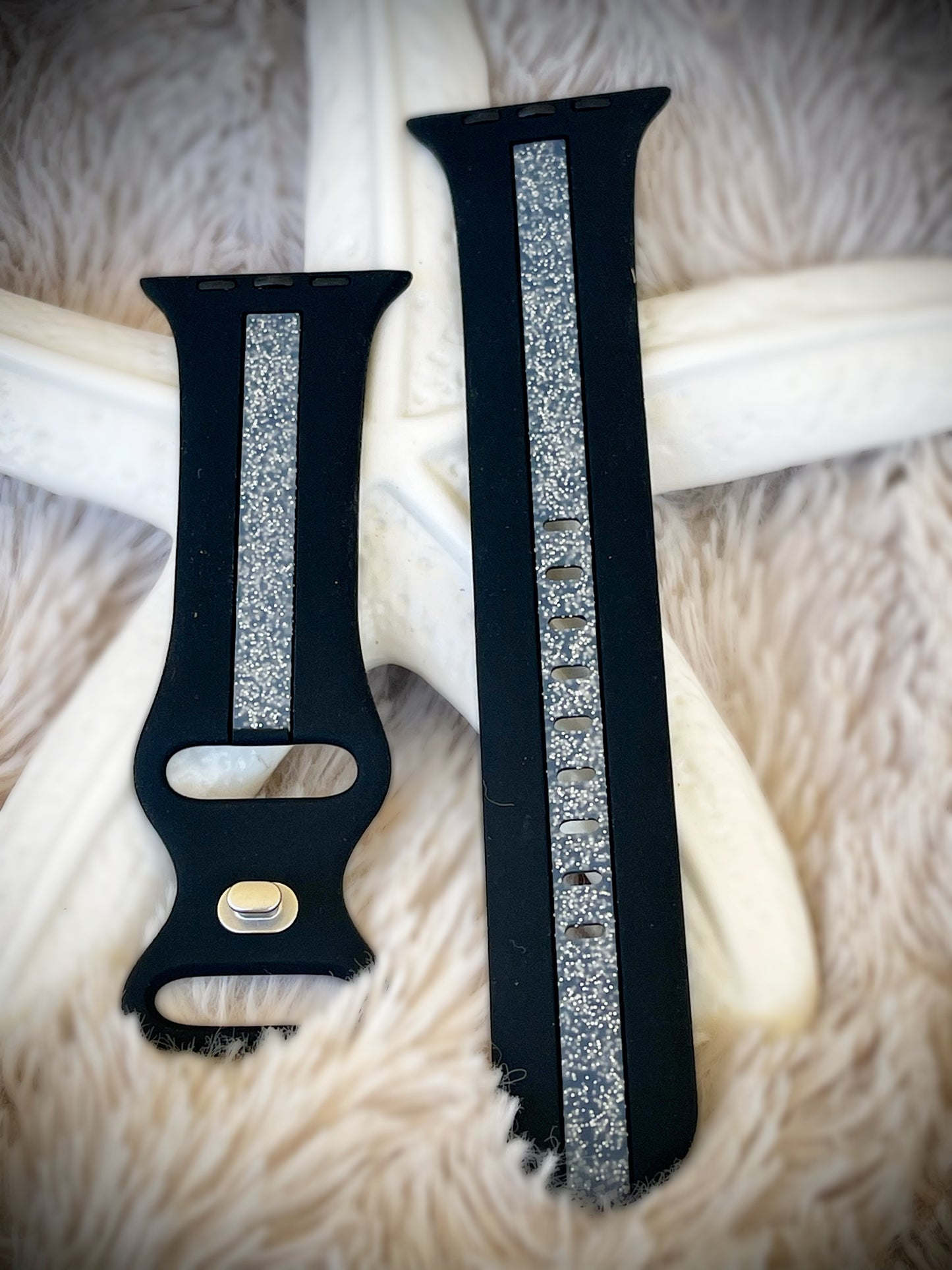 Cacha Mono Glitter - Silver