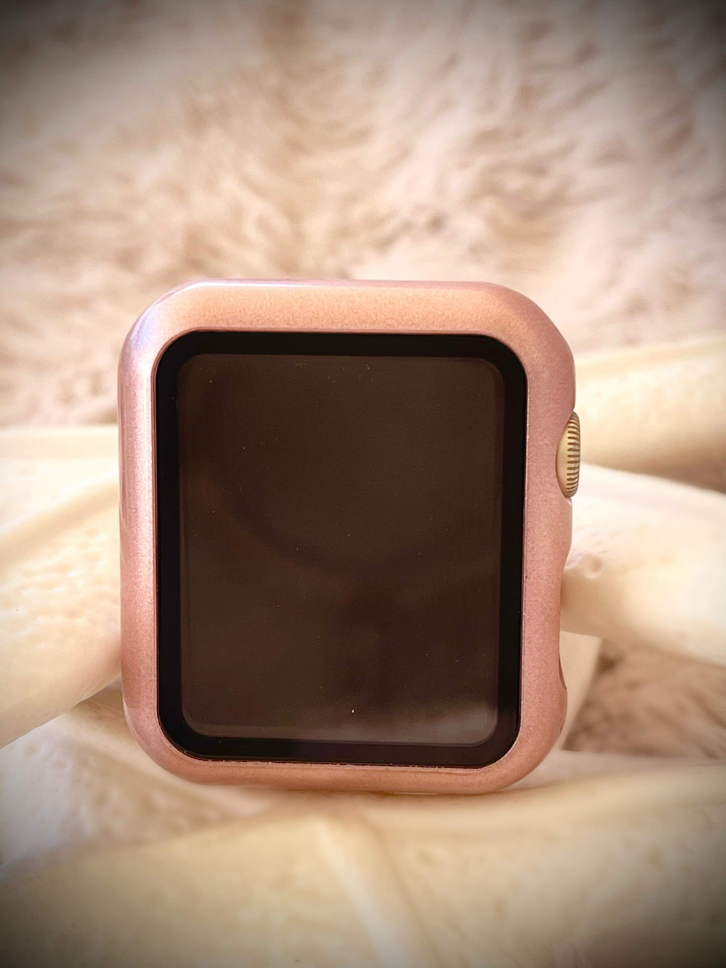 Cacha Watch Cover - Hard Metalic Pink with protector