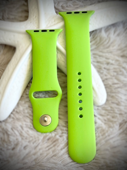 Cacha Silicone Band - Lime Green