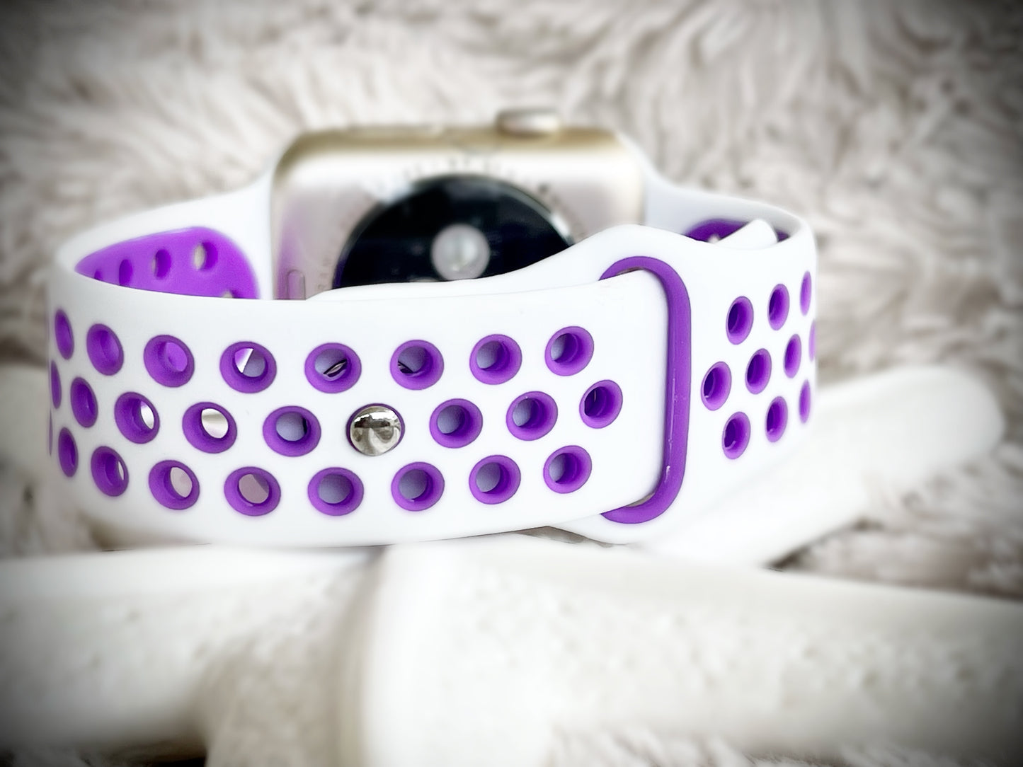 Cacha Sport Band - White/Purple