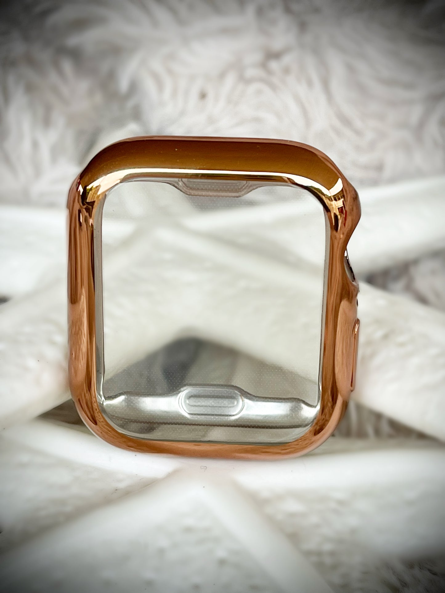 Cacha Watch Cover - Metallic Rose Gold