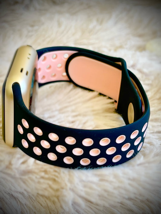 Cacha Sport Band - Black/Pale Pink