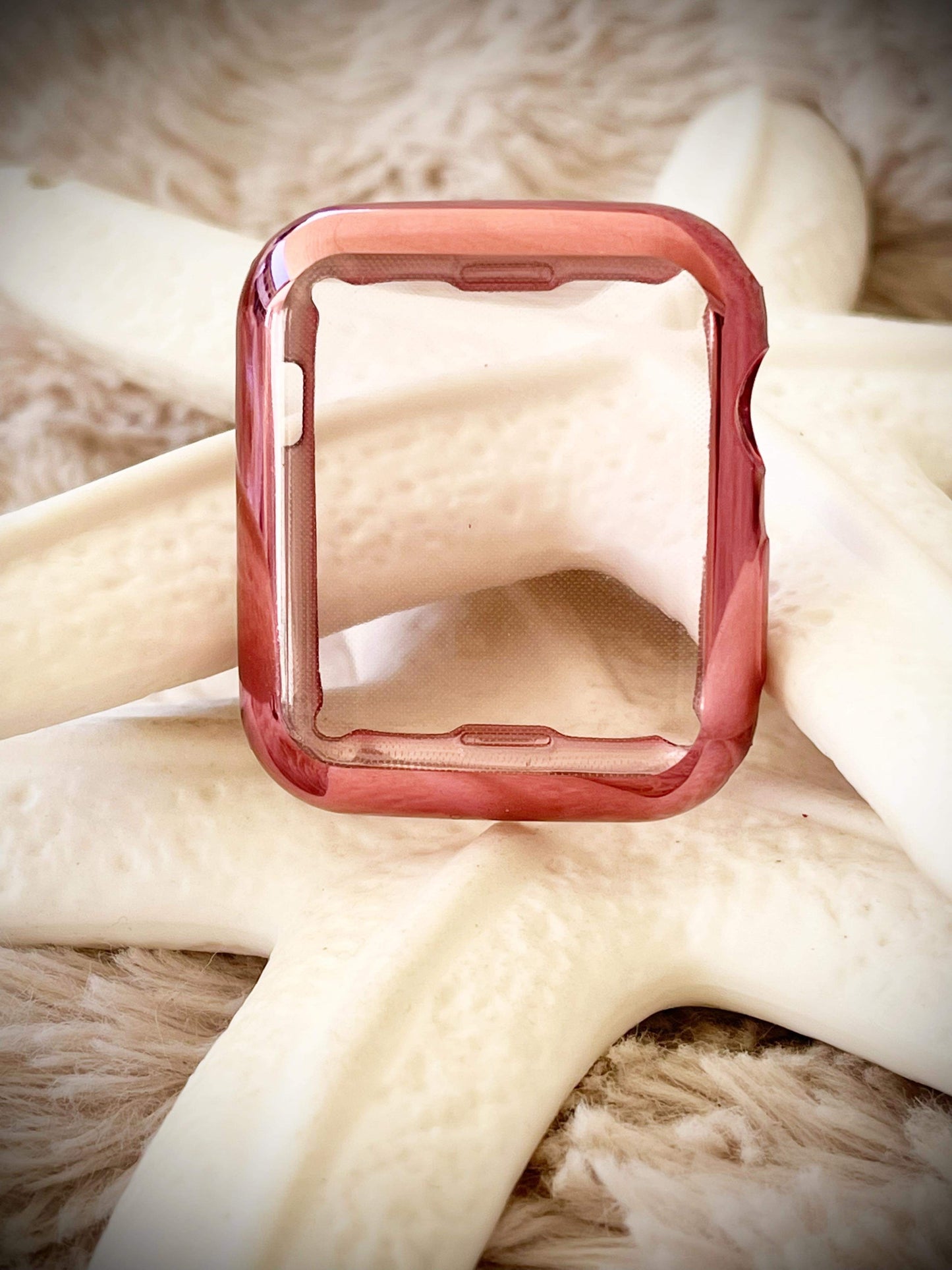 Cacha Watch Cover - Metallic Pink