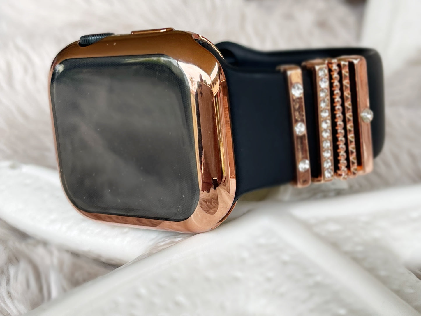 Cacha Watch Cover - Metallic Rose Gold