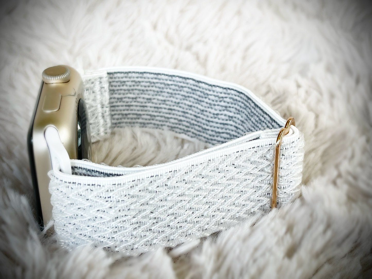 Cacha Nylon Loop Band - White