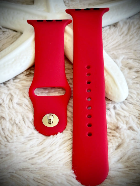 Cacha Silicone Band - Red