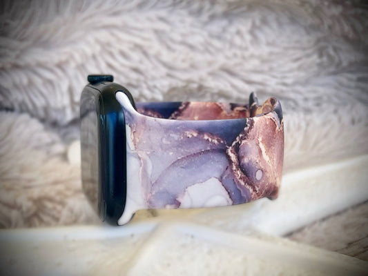 Cacha Silicone Design Band - Rose Marble