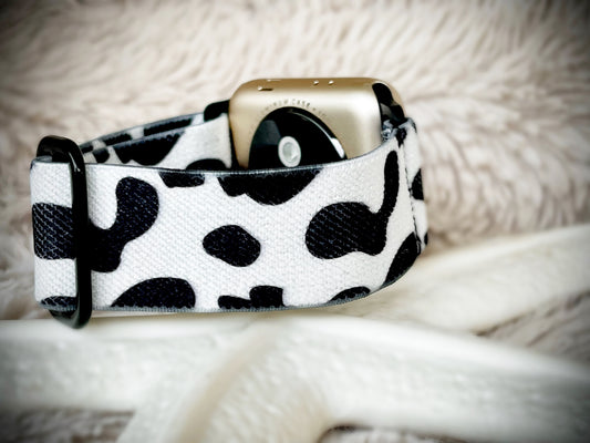Cacha Nylon Loop Band - Cow Print