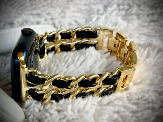 Cacha Gold Chain - Black