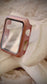 Cacha Watch Cover - Hard Metalic Pink with protector