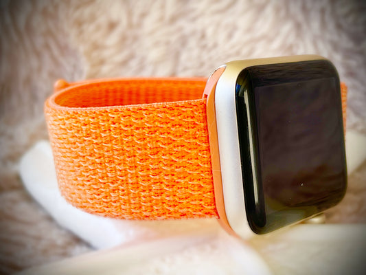 Cacha Nylon Loop Band - Sherbet Orange