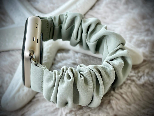 Cacha Scrunchie Band - Sage Green