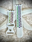 Cacha Sport Band - Rainbow White