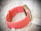 Cacha Silicone Band - Salmon