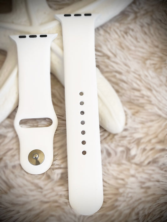 Cacha Silicone Band - White