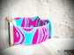 Cacha Silicone Design Band - Psychedelic Blue/Pink