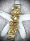 Cacha Scrunchie Band - Metalic Gold