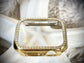 Cacha Watch Cover - Gold Rhinestone