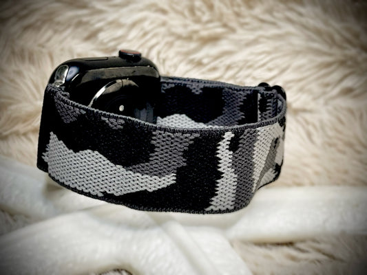 Cacha Nylon Loop Band - Black Camo