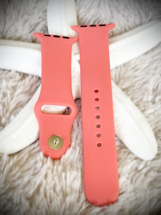 Cacha Silicone Band - Salmon